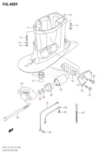 DF150Z From 15002Z-210001 (E01 E40)  2012 drawing DRIVE SHAFT HOUSING (DF175T:E40)