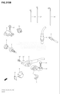 11503Z-410001 (2014) 115hp E01 E40-Gen. Export 1 - Costa Rica (DF115AZ) DF115AZ drawing SENSOR (DF100AT:E40)