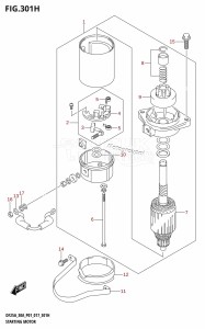 DF25A From 02504F-710001 (P01)  2017 drawing STARTING MOTOR (DF30ATH:P01)