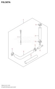 06002F-210001 (2012) 60hp E03-USA (DF60A) DF60A drawing OPT:WATER PRESSURE GAUGE SUB KIT