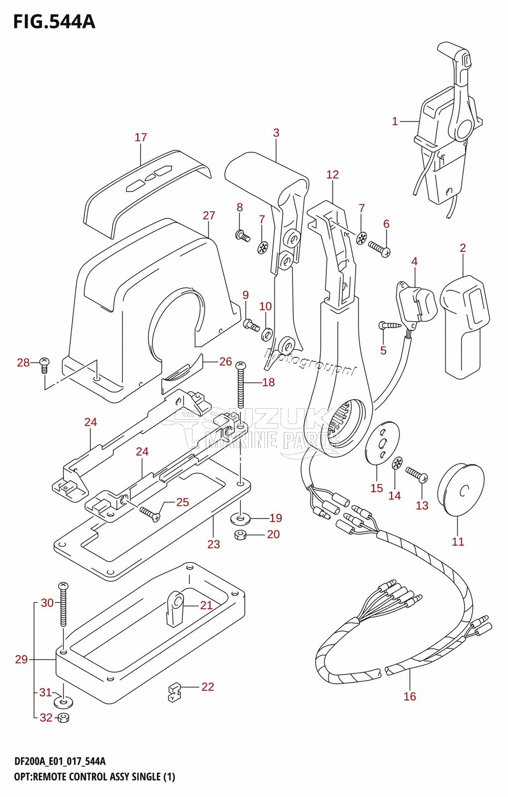 OPT:REMOTE CONTROL ASSY SINGLE (1)