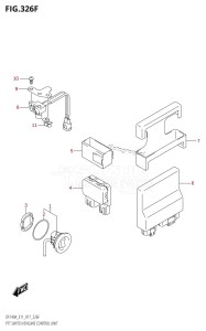 DF140A From 14003F-710001 (E11 E40)  2017 drawing PTT SWITCH /​ ENGINE CONTROL UNIT (DF140AT:E11)