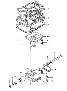 DT40 From 4002-200001 ()  1982 drawing EXHAUST TUBE