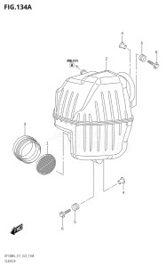 11505Z-240001 (2022) 115hp E11 E40-Gen. Export 1-and 2 (DF115BZG  DF115BZG    DF115BZG) DF115BZG drawing SILENCER