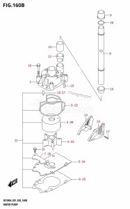 DF250A From 25003P-040001 (E01)  2020 drawing WATER PUMP (E40)