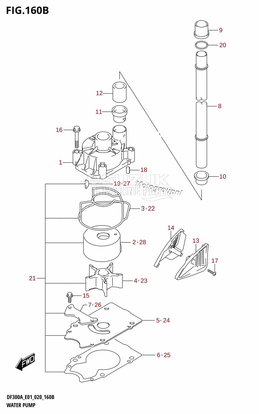 WATER PUMP (E40)