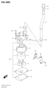 DF200A From 20003F-040001 (E01 E40)  2020 drawing WATER PUMP (DF200AZ:E01)