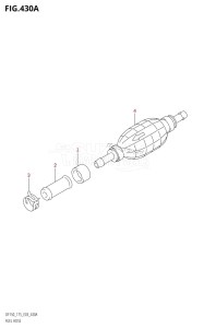 DF175Z From 17501Z-980001 (E03)  2009 drawing FUEL HOSE