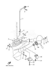 F20MSH-2010 drawing LOWER-CASING-x-DRIVE-2