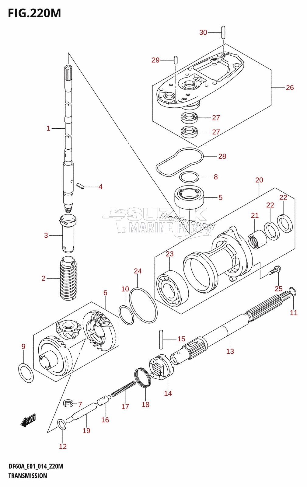 TRANSMISSION (DF60ATH:E40)