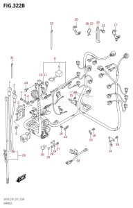 DF200Z From 20002Z-510001 (E01 E40)  2015 drawing HARNESS (DF200T:E40)