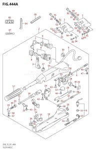 DF60 From 06001F-421001 (E01)  2004 drawing TILLER HANDLE (DF70WTH)