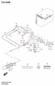 DF15A From 01504F-510001 (P01)  2015 drawing TILLER HANDLE (DF15A:P01)