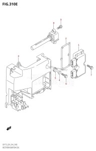 DF150 From 15002F-410001 (E01 E40)  2014 drawing RECTIFIER /​ IGNITION COIL (DF150Z:E01)