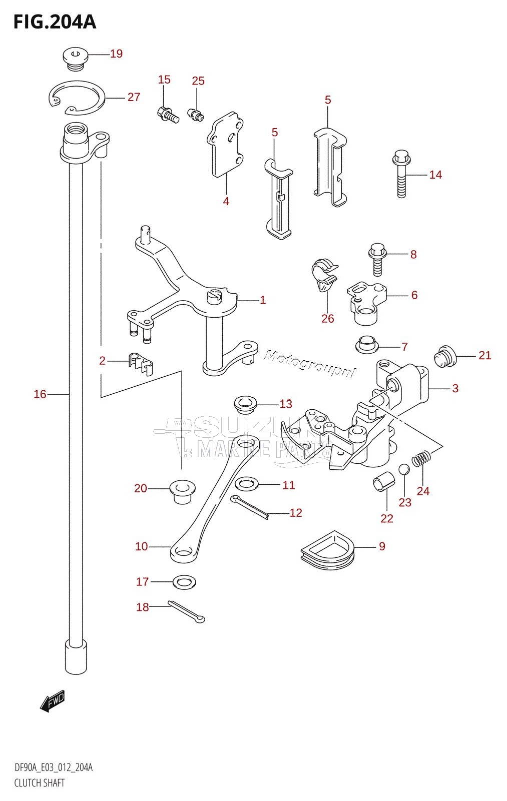 CLUTCH SHAFT