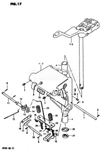 DT60 From 06001-301001 ()  1983 drawing SWIVEL BRACKET