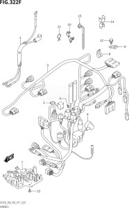 02504F-710001 (2017) 25hp P03-U.S.A (DF25A  DF25AQ  DF25AR  DF25AT  DF25ATH) DF25A drawing HARNESS (DF30AT:P03)