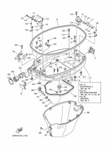 FL150BETX drawing BOTTOM-COVER