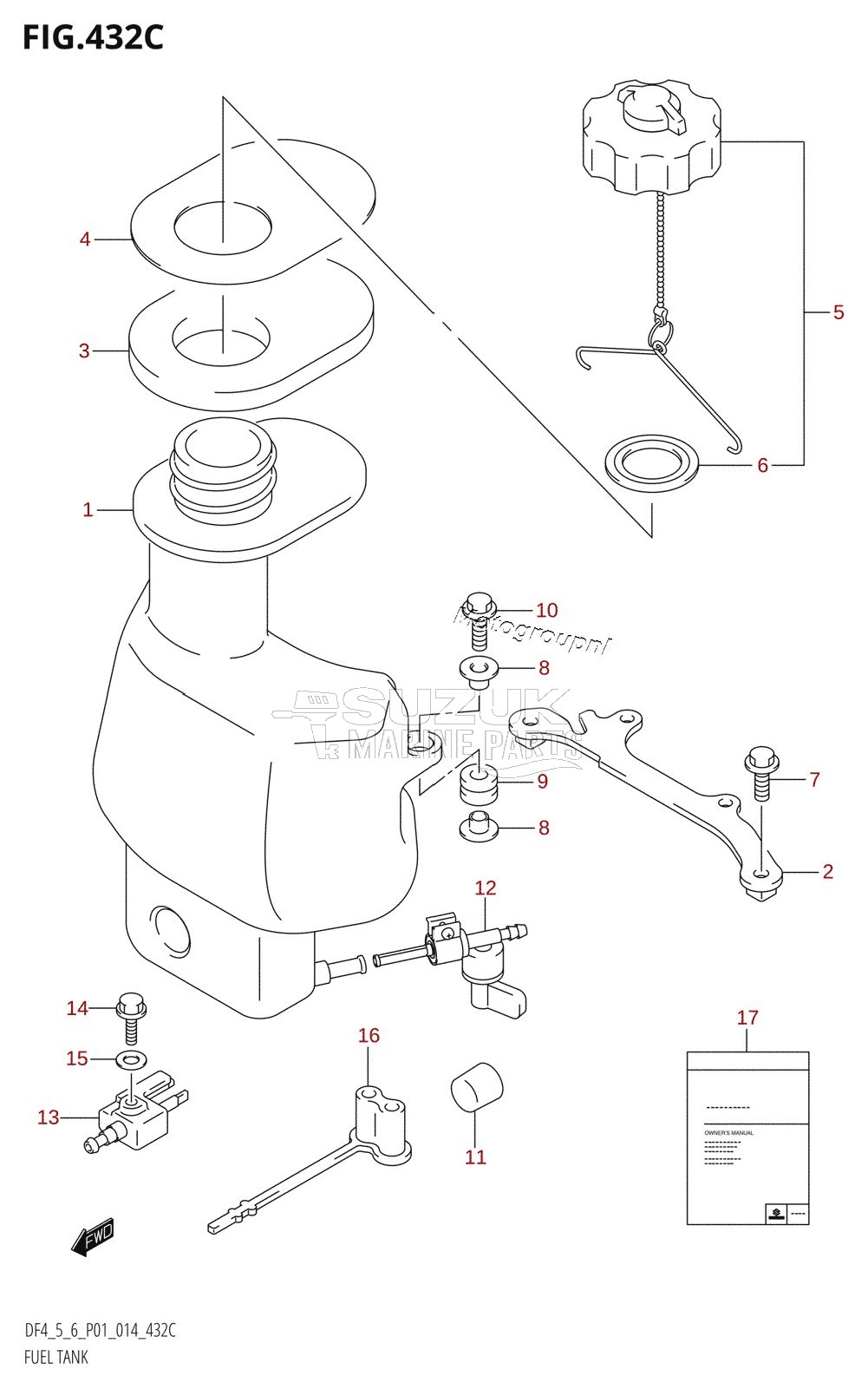 FUEL TANK (DF6:P01)