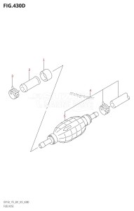 DF150 From 15002F-210001 (E01 E40)  2012 drawing FUEL HOSE (DF175T:E01)