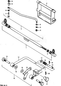 DT50 From 05001k-301001 till 301360 ()  1984 drawing OPT:TIE ROD