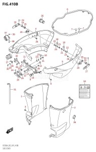 DF150AZ From 15003Z-910001 (E03)  2019 drawing SIDE COVER (DF200AZ,DF175AZ,DF150AZ)