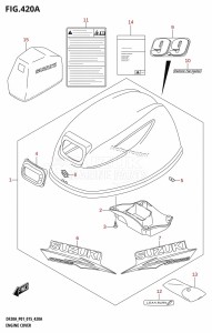 DF20A From 02002F-510001 (P01)  2015 drawing ENGINE COVER (DF9.9B:P01)