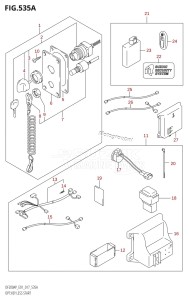 DF200AP From 20003P-710001 (E01 E40)  2017 drawing OPT:KEY LESS START (DF200AP:E01)