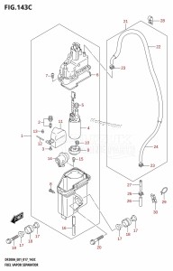 DF200A From 20003F-710001 (E01 E40)  2017 drawing FUEL VAPOR SEPARATOR (DF200AZ:E01)