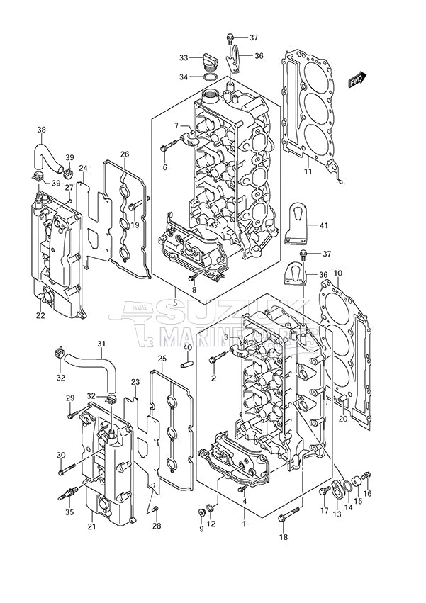 Cylinder Head (DF 250S)