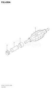 15002F-310001 (2013) 150hp E03-USA (DF150T) DF150 drawing FUEL HOSE