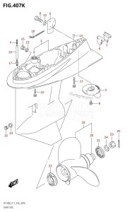 DF115AZ From 11503Z-610001 (E01 E3 E11 E40)  2016 drawing GEAR CASE (DF115AST:E03)