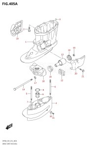 08002F-610001 (2016) 80hp E03-USA (DF80A) DF80A drawing DRIVE SHAFT HOUSING (DF70A:E03)