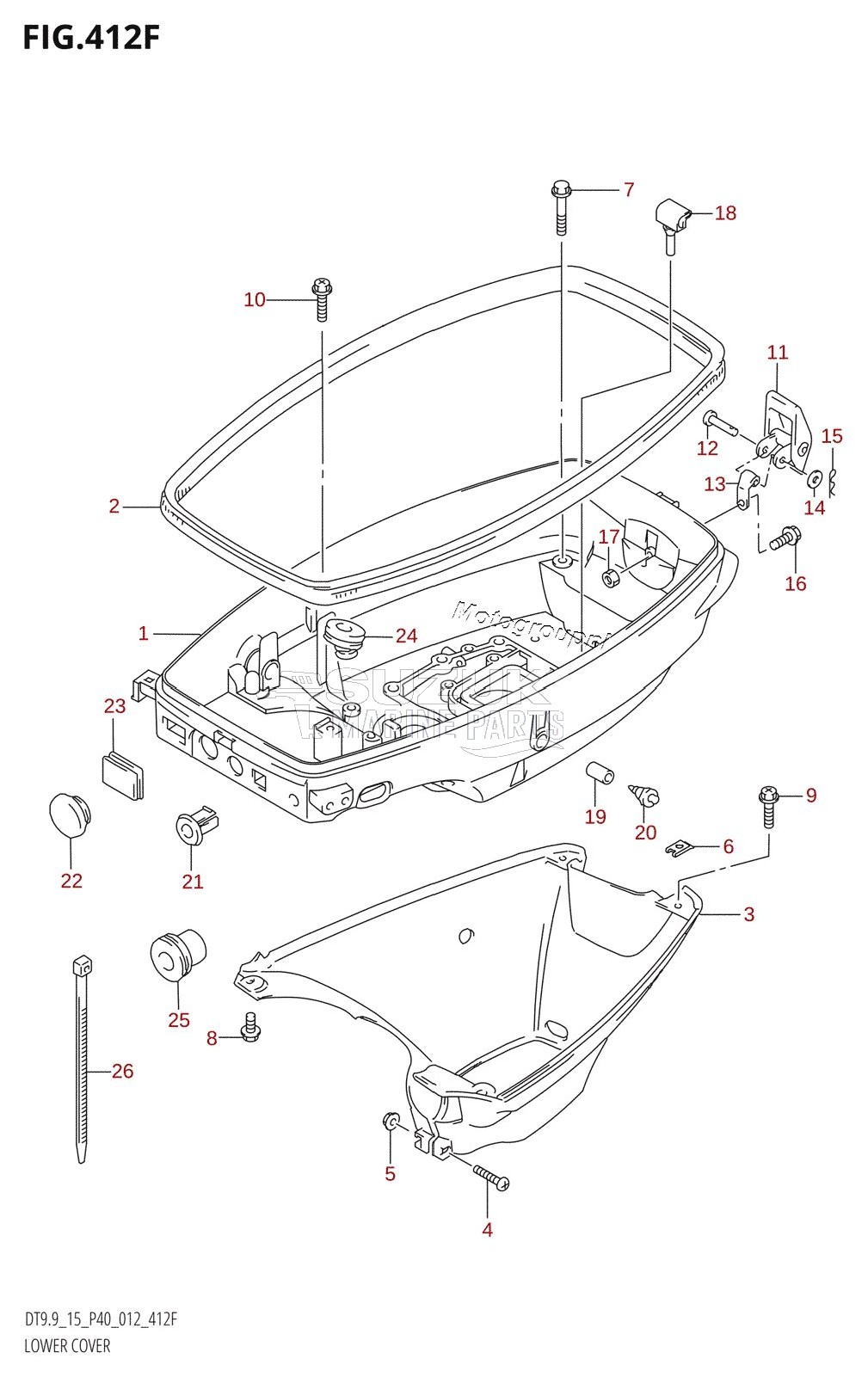 LOWER COVER (DT15K:P36)