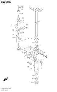 00995F-610001 (2016) 9.9hp P01-Gen. Export 1 (DF9.9B  DF9.9BR  DF9.9BT) DF9.9B drawing SWIVEL BRACKET (DF20ATH:P01)