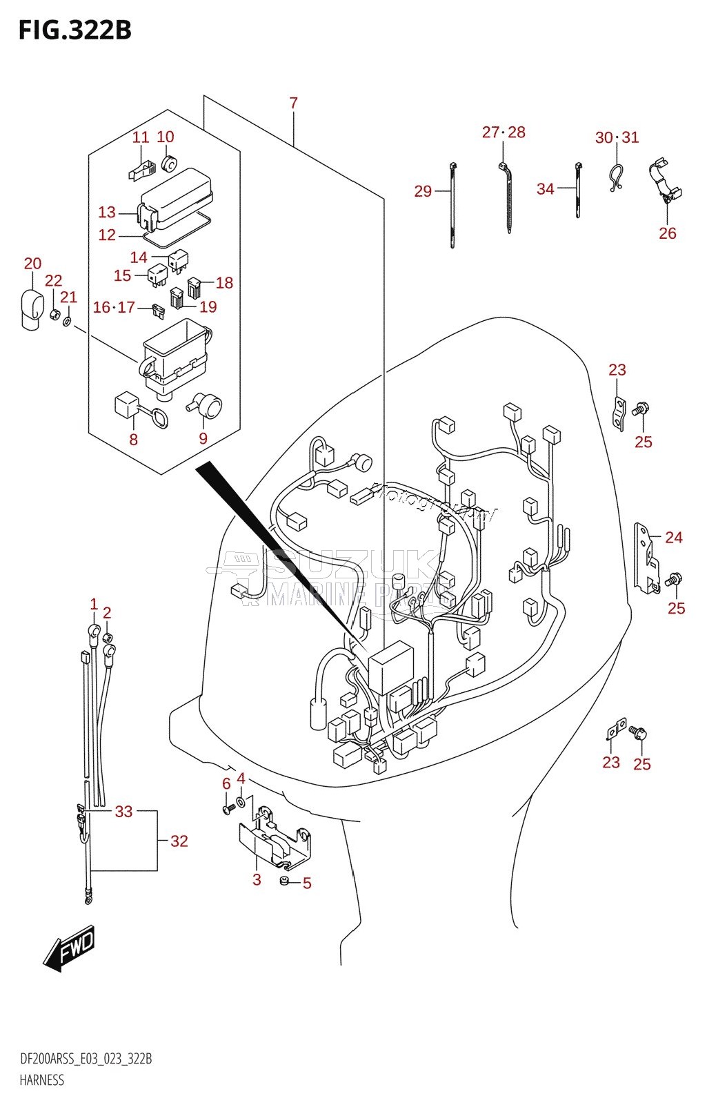 HARNESS (DF150AST)