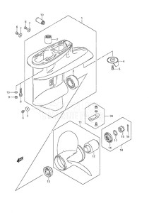 DF 60A drawing Gear Case