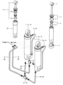 DT85 From 8501-200000 ()  1985 drawing TRIM CYLINDER