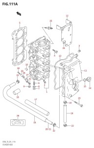 DF70 From 07001F-031001 (E11)  2013 drawing CYLINDER HEAD