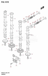 DF200Z From 20002Z-340001 (E01 E40)  2023 drawing CAMSHAFT ((DF250T,DF250Z):(020,021))