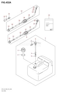 DT25 From 02503K-210001 (P36-)  2012 drawing FUEL TANK (DT25K:P36)