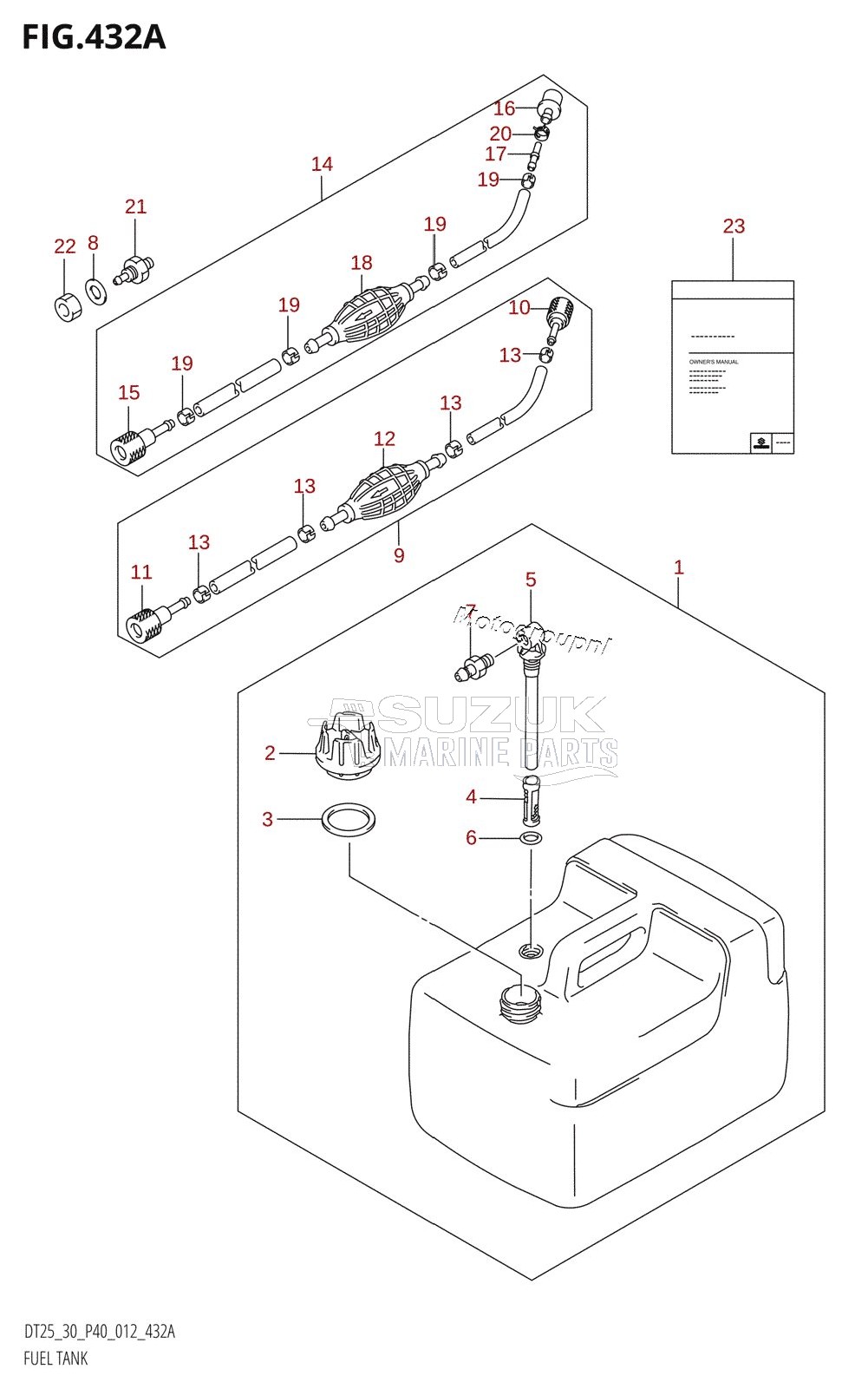 FUEL TANK (DT25K:P36)