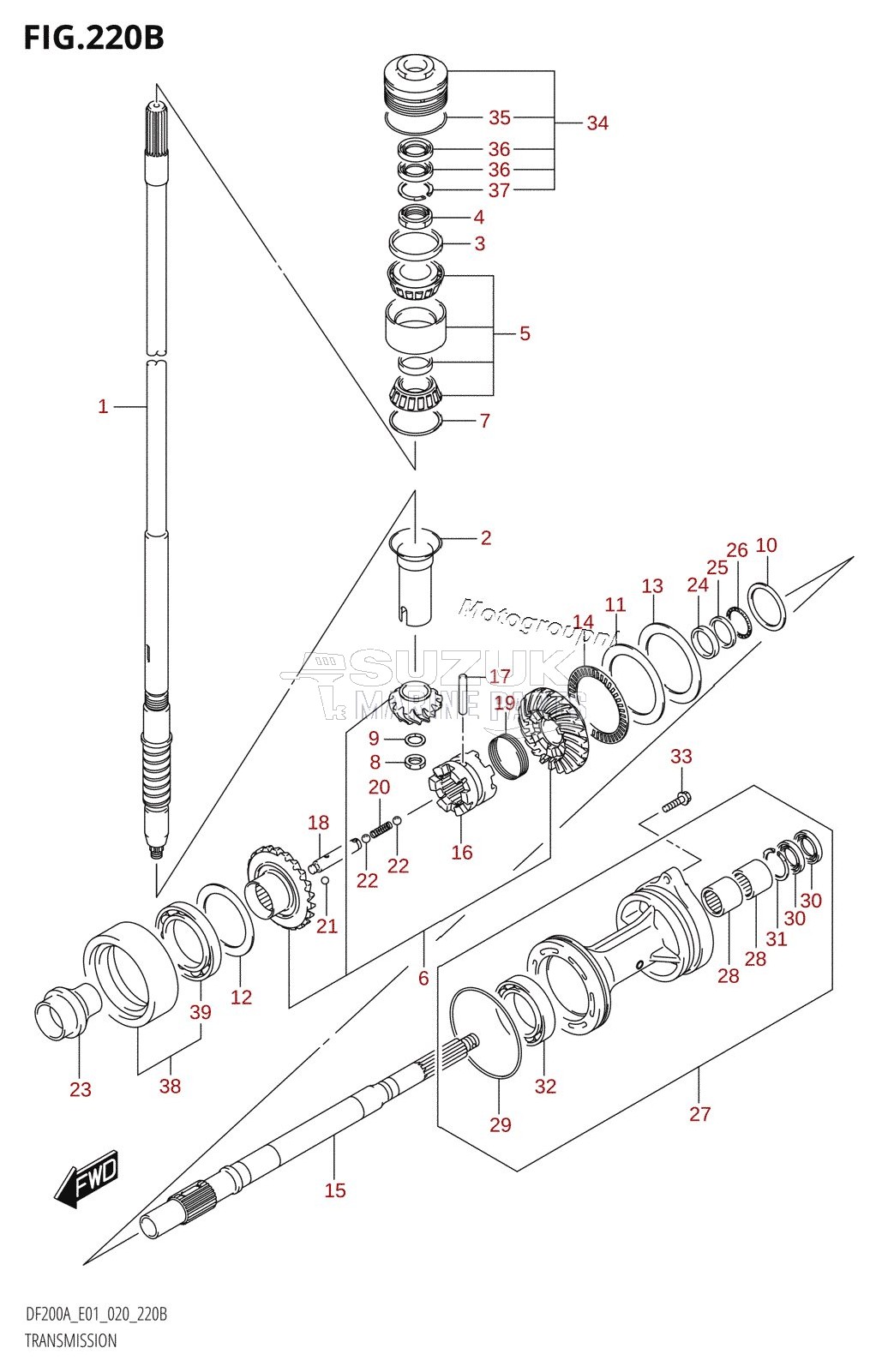 TRANSMISSION (DF200AZ)