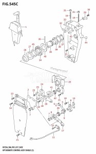 DF30A From 03003F-710001 (P01 P40)  2017 drawing OPT:REMOTE CONTROL ASSY SINGLE (2) (DF30AR:P01)