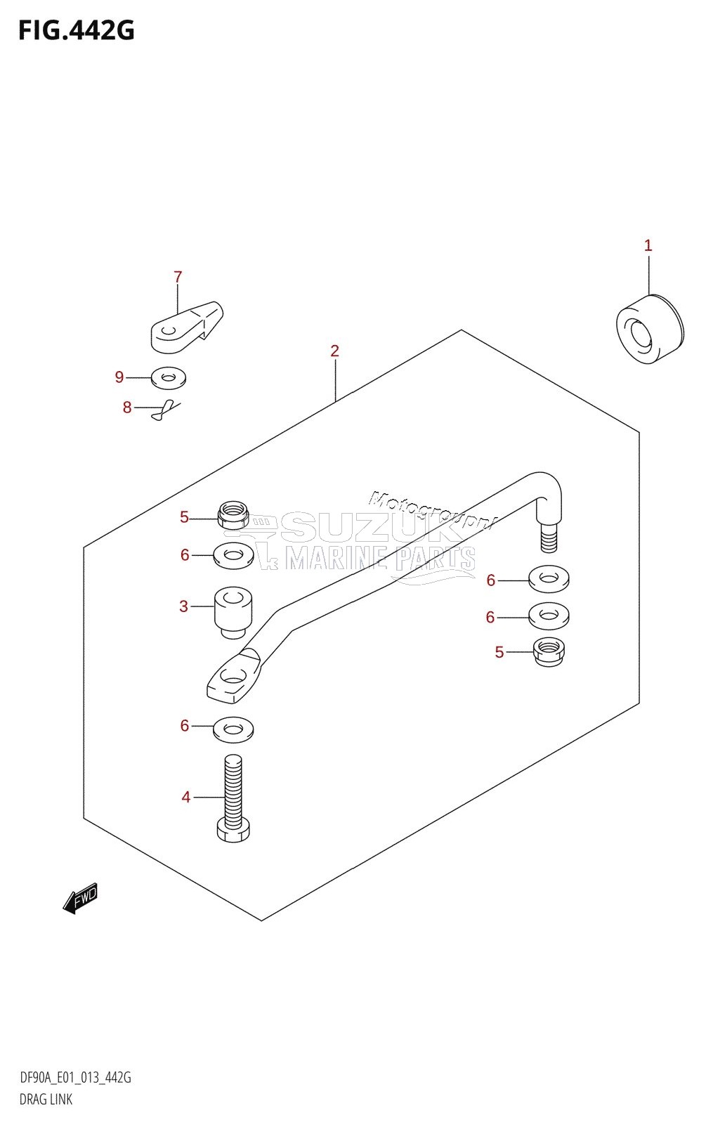 DRAG LINK (DF90A:E01)