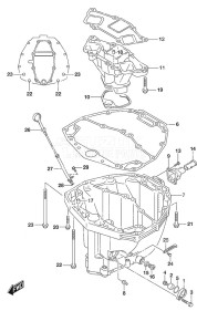 DF 225 drawing Oil Pan