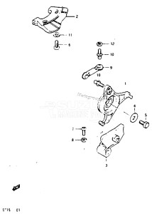 DT15 From 01501-822034 ()  1988 drawing THROTTLE CONTROL