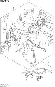 03003F-240001 (2022) 30hp P01 P40-Gen. Export 1 (DF30A    DF30AQ    DF30AR    DF30AT    DF30ATH) DF30A drawing REMOTE CONTROL ((DF25AT,DF30AT):(022,023))