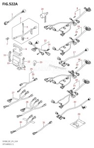 DF300A From 30002P-510001 (E01 E40)  2015 drawing OPT:HARNESS (1)