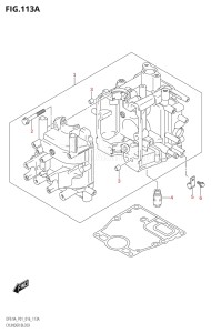 00994F-610001 (2016) 9.9hp P01-Gen. Export 1 (DF9.9A  DF9.9AR) DF9.9A drawing CYLINDER BLOCK